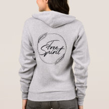 Free Spirit Yoga Zitat mit Federn