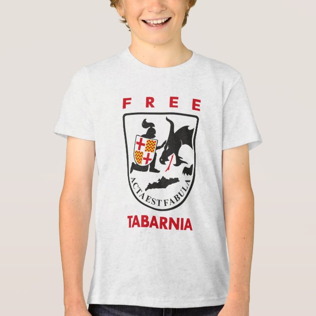 Free Tabarnia 3 Tri-Blend Shirt (Vorderseite)