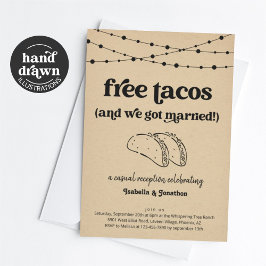 Free Tacos Funny Empfang Nur Einladung