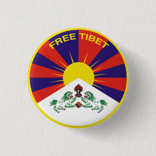 Free Tibet Button