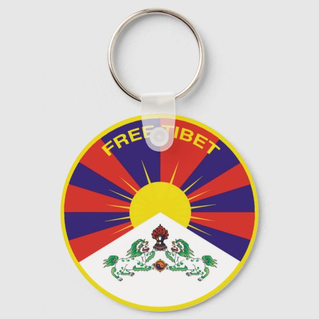 Free Tibet Schlüsselanhänger (Vorderseite)