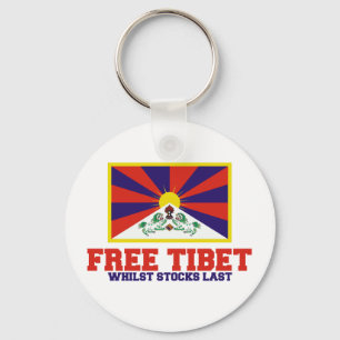 Free Tibet spoof Schlüsselanhänger