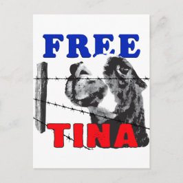 FREE TINA POSTKARTE