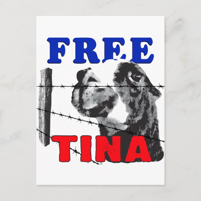 FREE TINA POSTKARTE (Vorderseite)