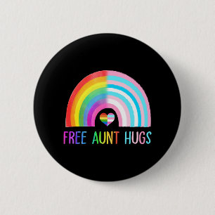 Free Tunt Hugs Gay Pride Lgbtq Lgbt Rainbow Button