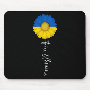 Free Ukraine Sun Blume Unterstützung Ukraine Ich S Mousepad