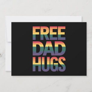 Free Vater Hugs LGBTQ Gay Pride Monat Verbündete s Einladung