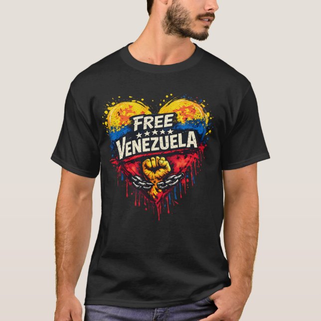 Free Venezuela T-Shirt (Vorderseite)