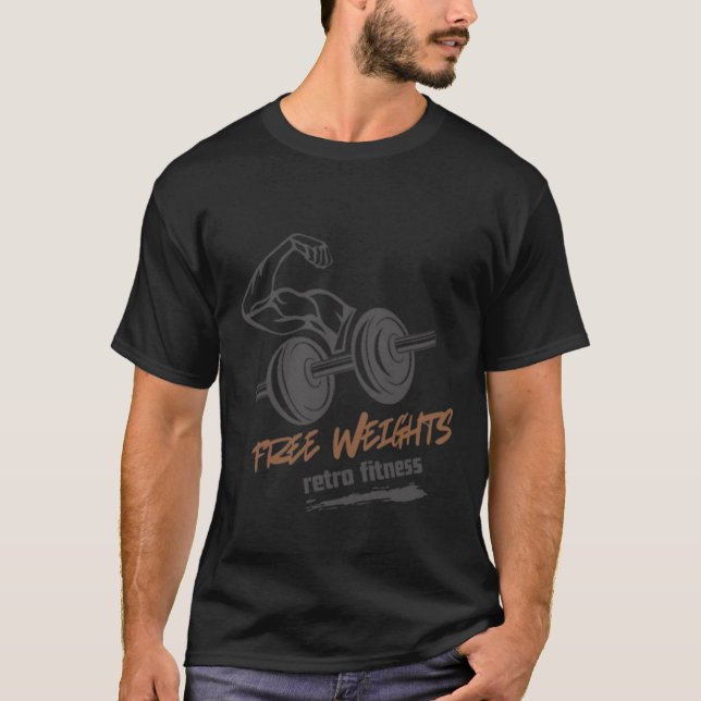 free weights T-Shirt (Vorderseite)
