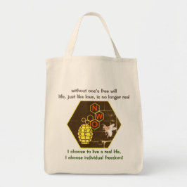 Free will = echter Lebensbeutel Tragetasche