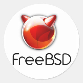 FreeBsd bald Runder Aufkleber