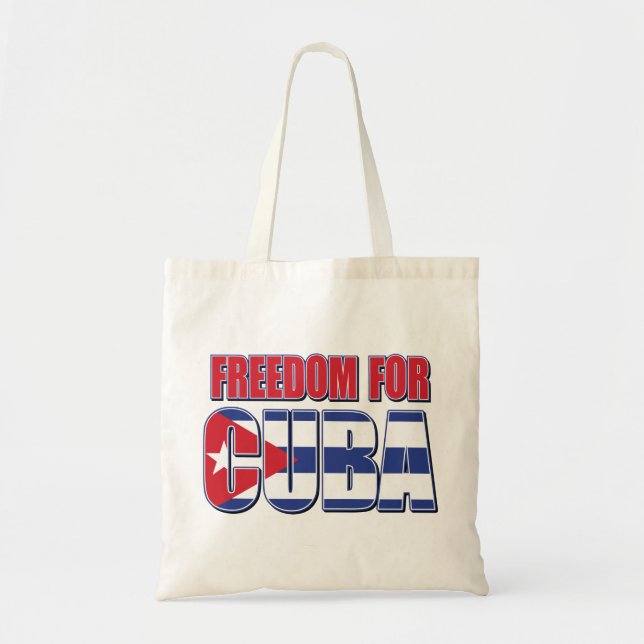 FREED-For-KUBA-FLAG Tragetasche (Vorne)