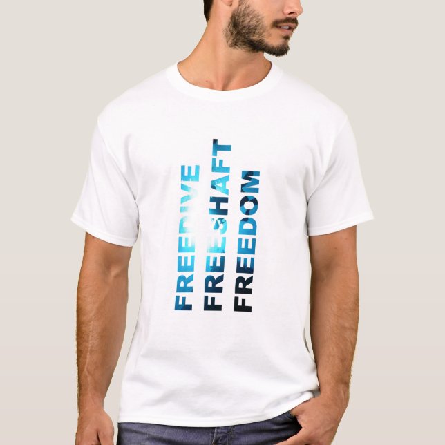 FREEDIVE FREESHAFT FREIHEIT T-Shirt (Vorderseite)