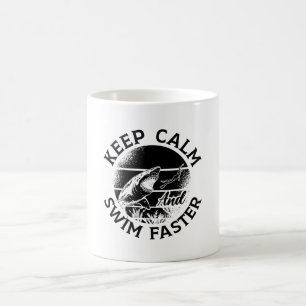 Freediver Behielt Ruhe und Schnelligkeit Freedivin Kaffeetasse