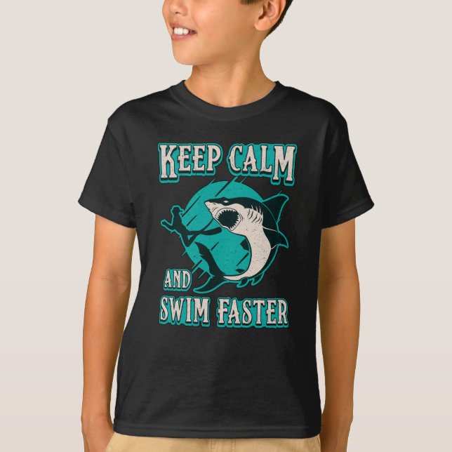 Freediving Behielt Ruhe und Schnelligkeit Freedive T-Shirt (Vorderseite)