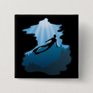Freediving - Unterwasserfreies Tauchen Button