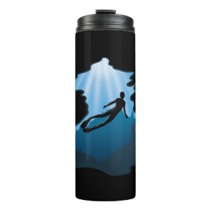 Freediving - Unterwasserfreies Tauchen Thermosbecher