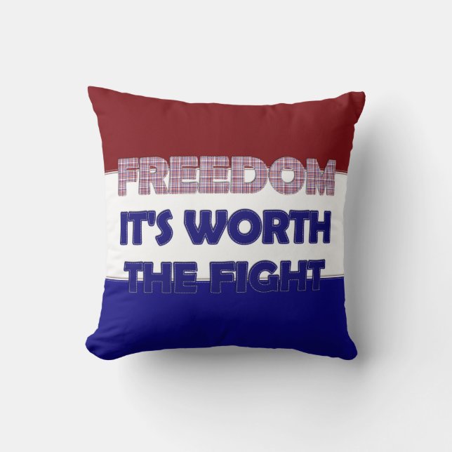 Freedom 02-Square Throw Kissen (Vorderseite)