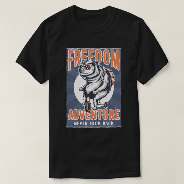 Freedom Adventure T-Shirt (Design vorne)