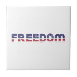 Freedom American Flag for Patriotic & Liberty Gift Fliese