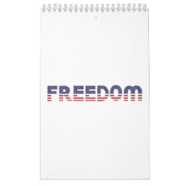Freedom American Flag for Patriotic & Liberty Gift Kalender