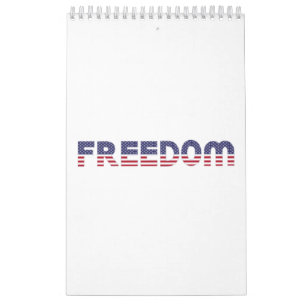Freedom American Flag for Patriotic & Liberty Gift Kalender