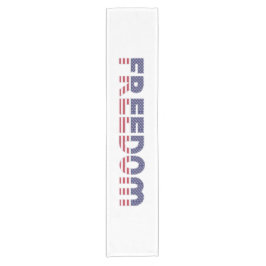 Freedom American Flag for Patriotic & Liberty Gift Kurzer Tischläufer