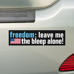 Freedom Bleep (drapeau v.2 foncé) Sticker pare-cho