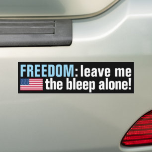 Freedom Bleep (drapeau v.2 foncé) Sticker pare-cho