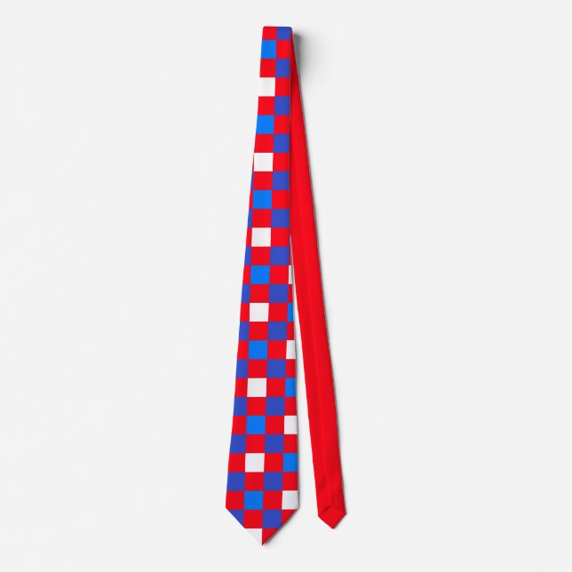 Freedom Blocks – Independence Day Necktie Krawatte (Vorderseite)