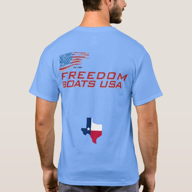 Freedom Boats T - Shirt (Rückseite)
