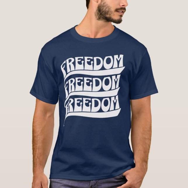 Freedom Bound T-Shirt Enthusiast Klassischer Charm (Vorderseite)
