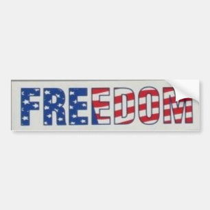 Freedom_Bumper Autoaufkleber