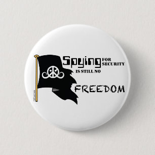 Freedom button (round 2.25” Spying Freedom)