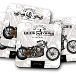 Freedom Chopper Motorcycle Coaster | Coaster Set Glasuntersetzer