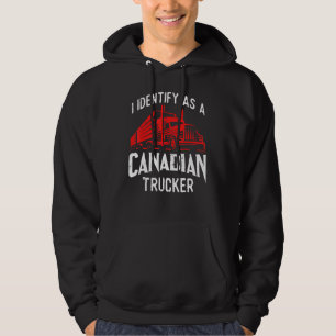 Freedom Convoy 2022 I identifiziere sich als kanad Hoodie