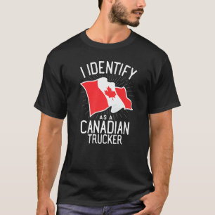Freedom Convoy 2022 I identifiziere sich als kanad T-Shirt