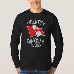 Freedom Convoy 2022 I identifiziere sich als kanad T-Shirt