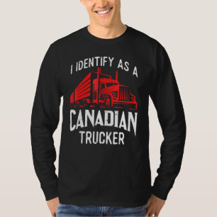 Freedom Convoy 2022 I identifiziere sich als kanad T-Shirt
