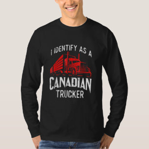 Freedom Convoy 2022 I identifiziere sich als kanad T-Shirt