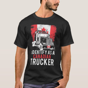 Freedom Convoy 2022 I identifiziert sich als kanad T-Shirt