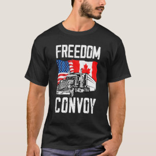 Freedom Convoy 2022 Kanadische LKW-T-Shirts Maple T-Shirt