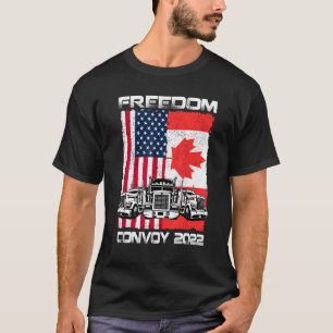 Freedom Convoy 2022 Kanadische LKW unterstützen T-Shirt