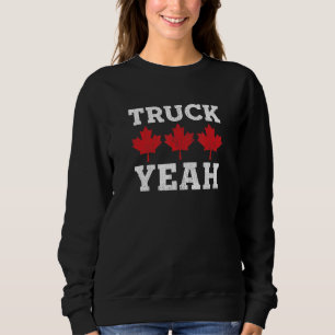 Freedom Convoy 2022 Kanadischer Lastwagen Yeah Map Sweatshirt