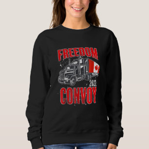 Freedom Convoy 2022 Unterstützung der kanadischen  Sweatshirt