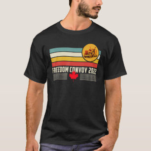 Freedom Convoy 2022 Unterstützung der kanadischen T-Shirt