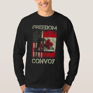 Freedom Convoy 2022 Unterstützung der kanadischen T-Shirt