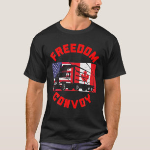 Freedom Convoy 2022 Unterstützung der kanadischen T-Shirt