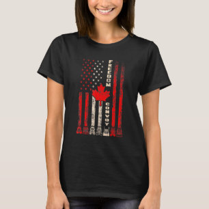 Freedom Convoy 2022 Unterstützung der kanadischen  T-Shirt