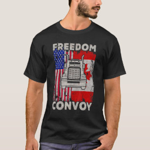 Freedom Convoy 2022 Unterstützung der kanadischen T-Shirt